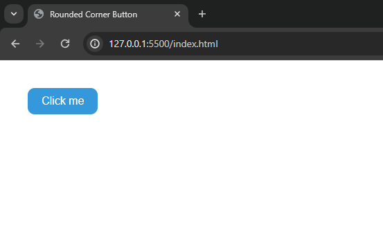 html CSS button with rounded corners