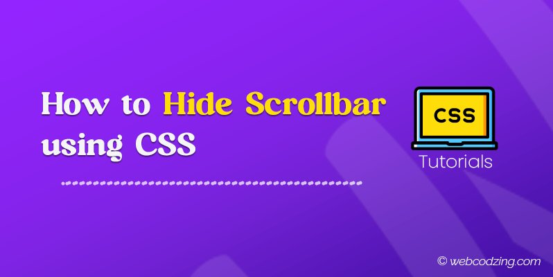 How to Hide Scrollbar CSS