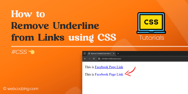 How to Remove Underline from Link CSS