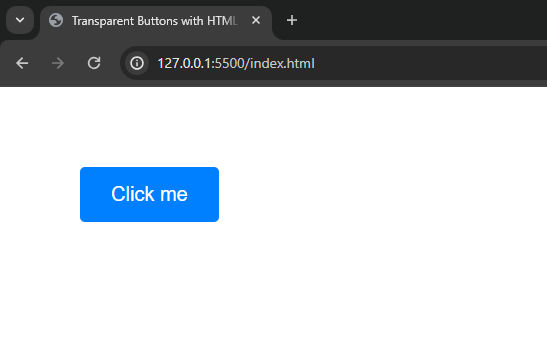 html css button