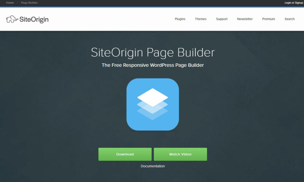 SiteOrgin page builder