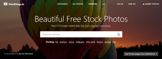 stocksnap images site