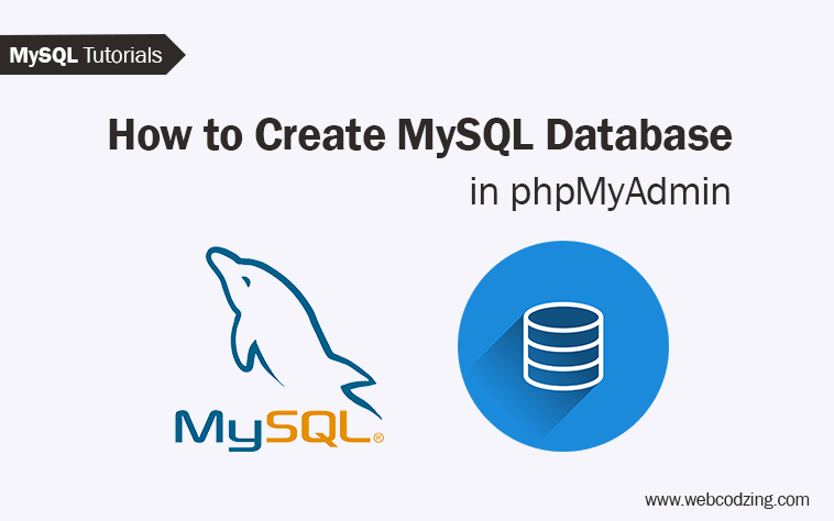 Create a MySQL Database in phpMyAdmin