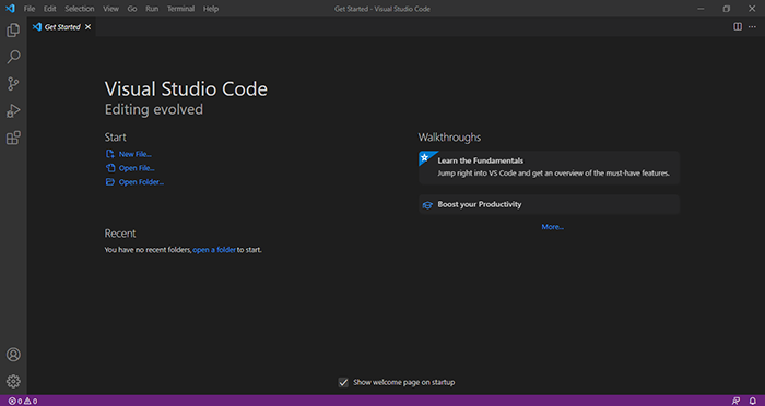 Visual Studio Code Editor for HTML