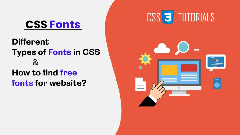 types of fonts in css