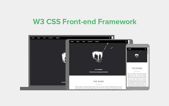 W3.CSS front-end framework