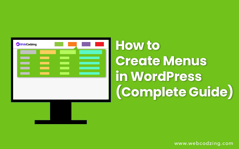 Create Menus in WordPress
