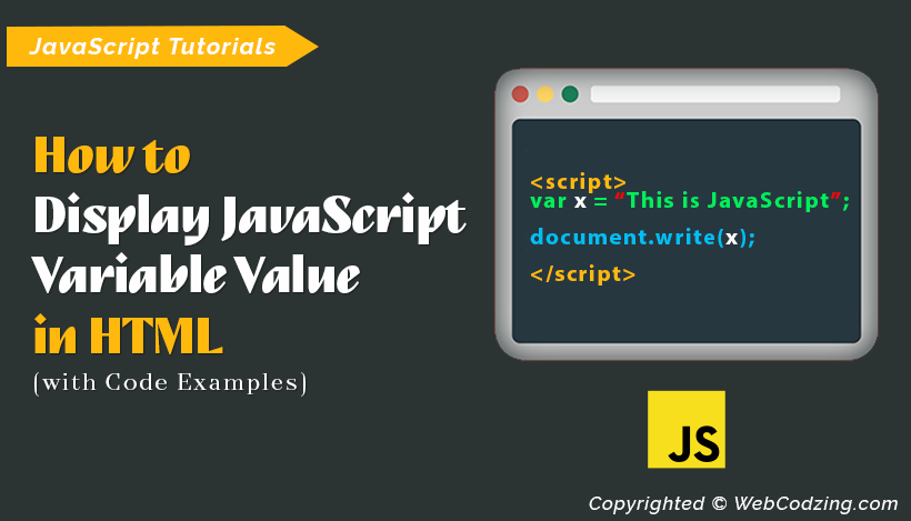 How to Display JavaScript Variable in HTML