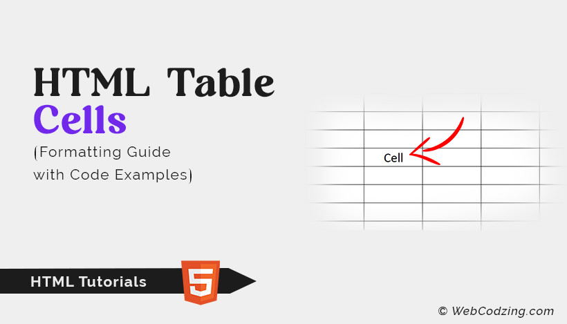 HTML Table Cell