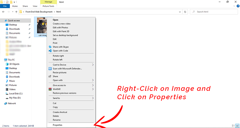 check image file format example